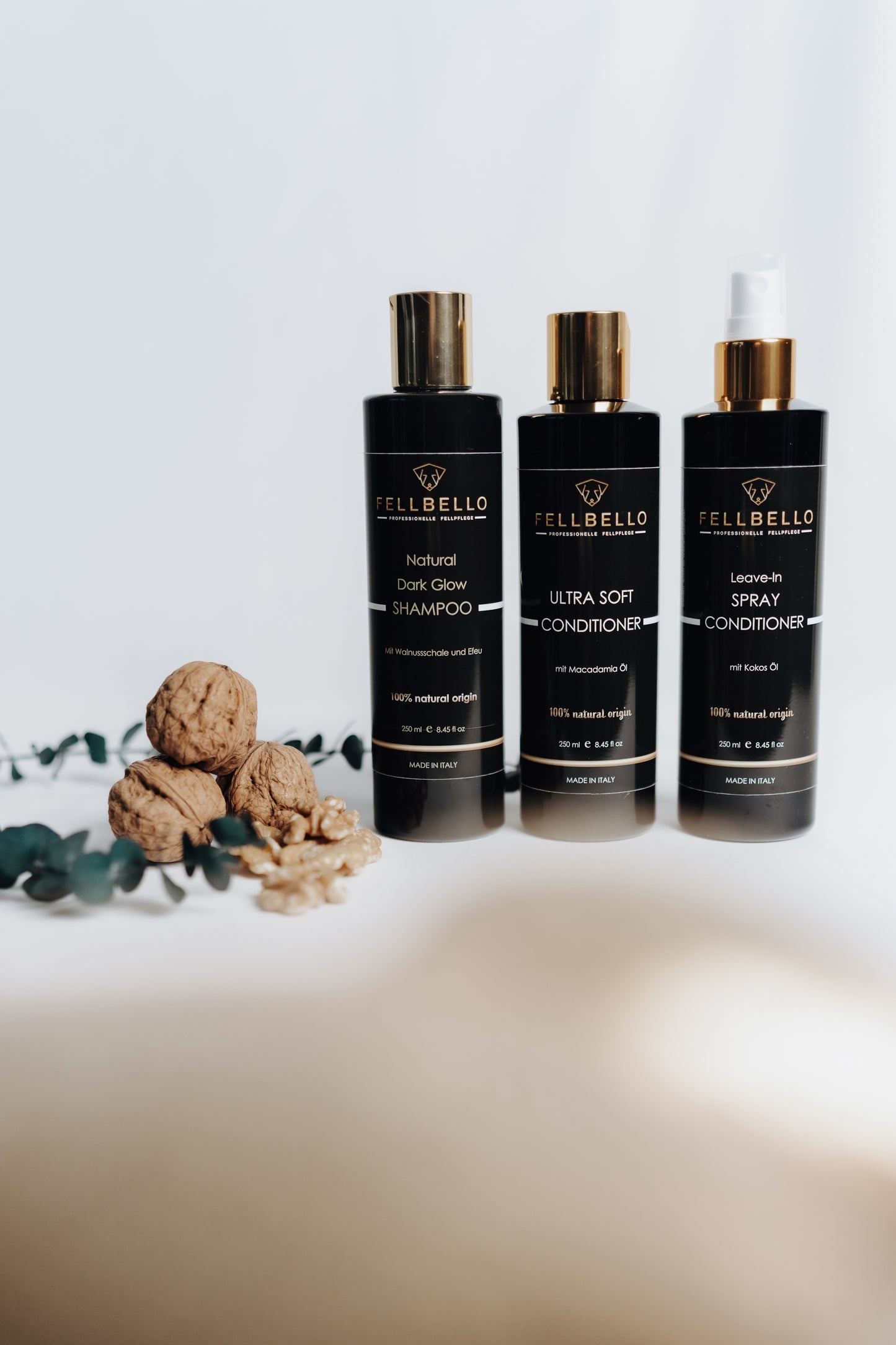 Pflegeset mit Leave-In Conditioner Dark Glow