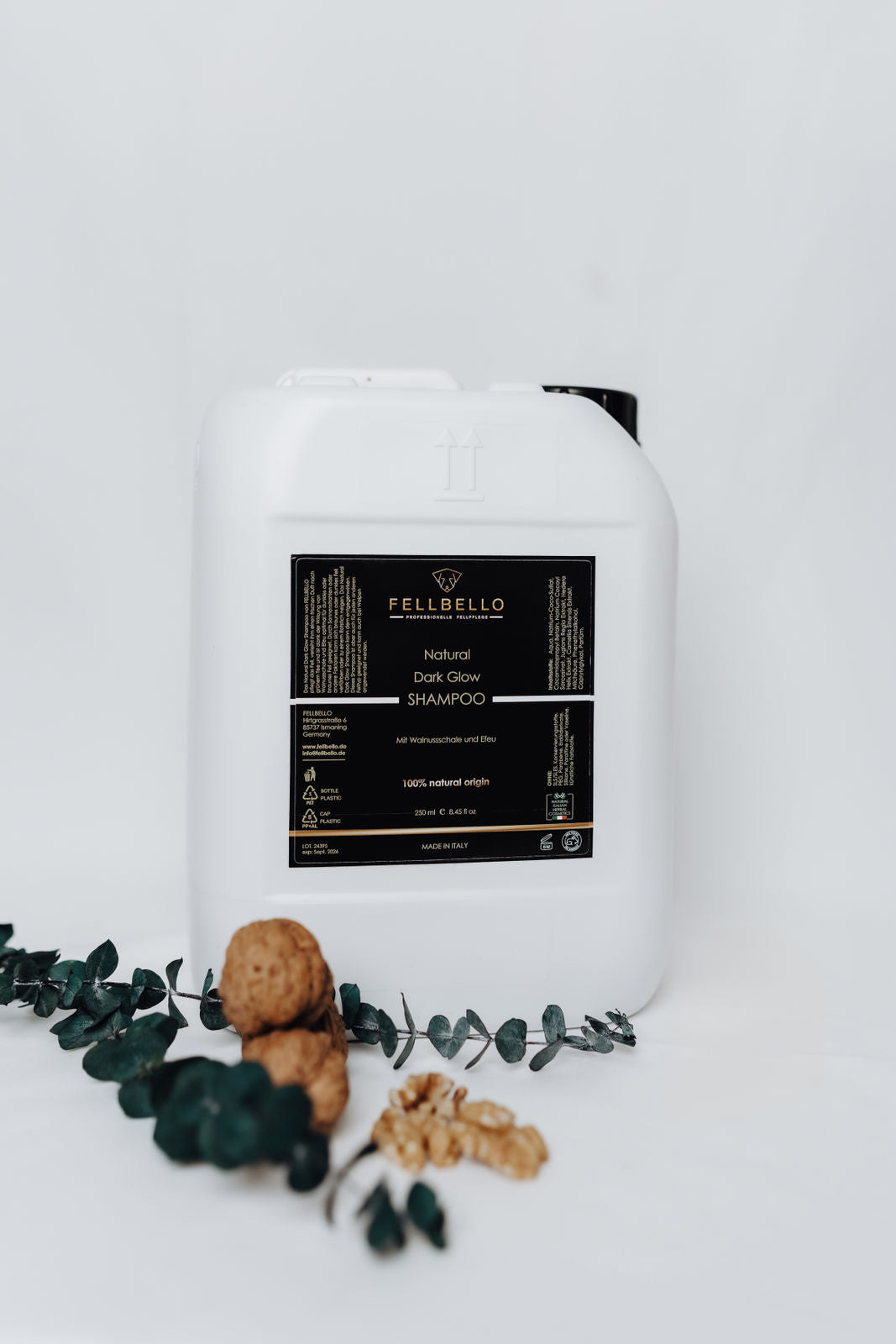 Natural Dark Glow Shampoo 5 Liter Kanister - Premium Hundeshampoo optimal für Hundesalons