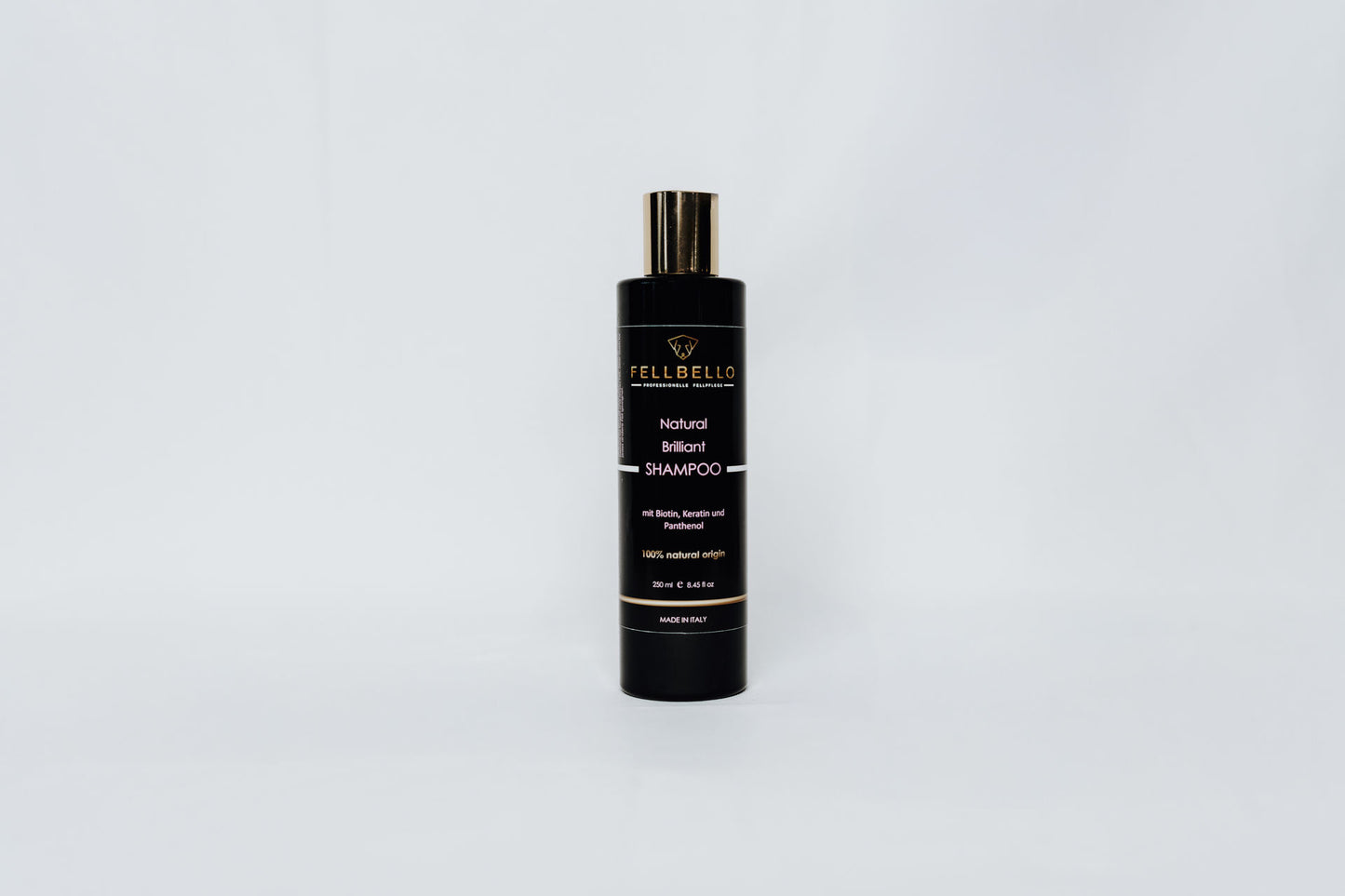 FELLBELLO Natural Brilliant Shampoo – 250 ml für gesundes, glänzendes Fell