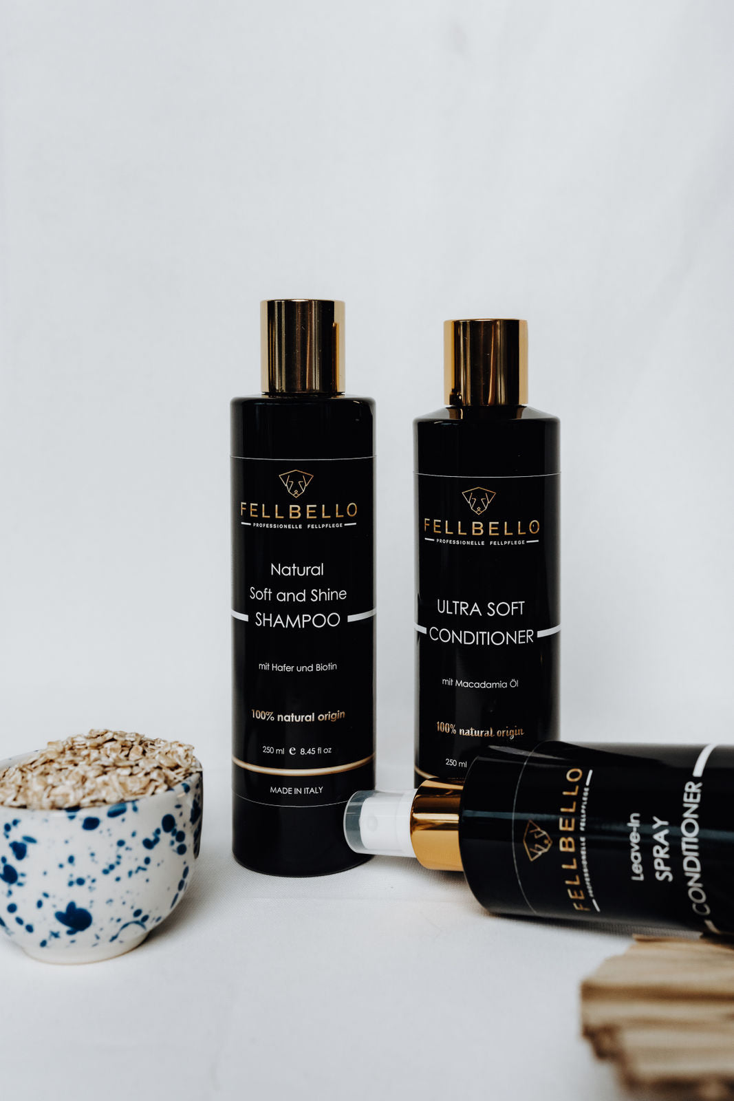 Pflegeset mit Leave-In Conditioner Soft and Shine