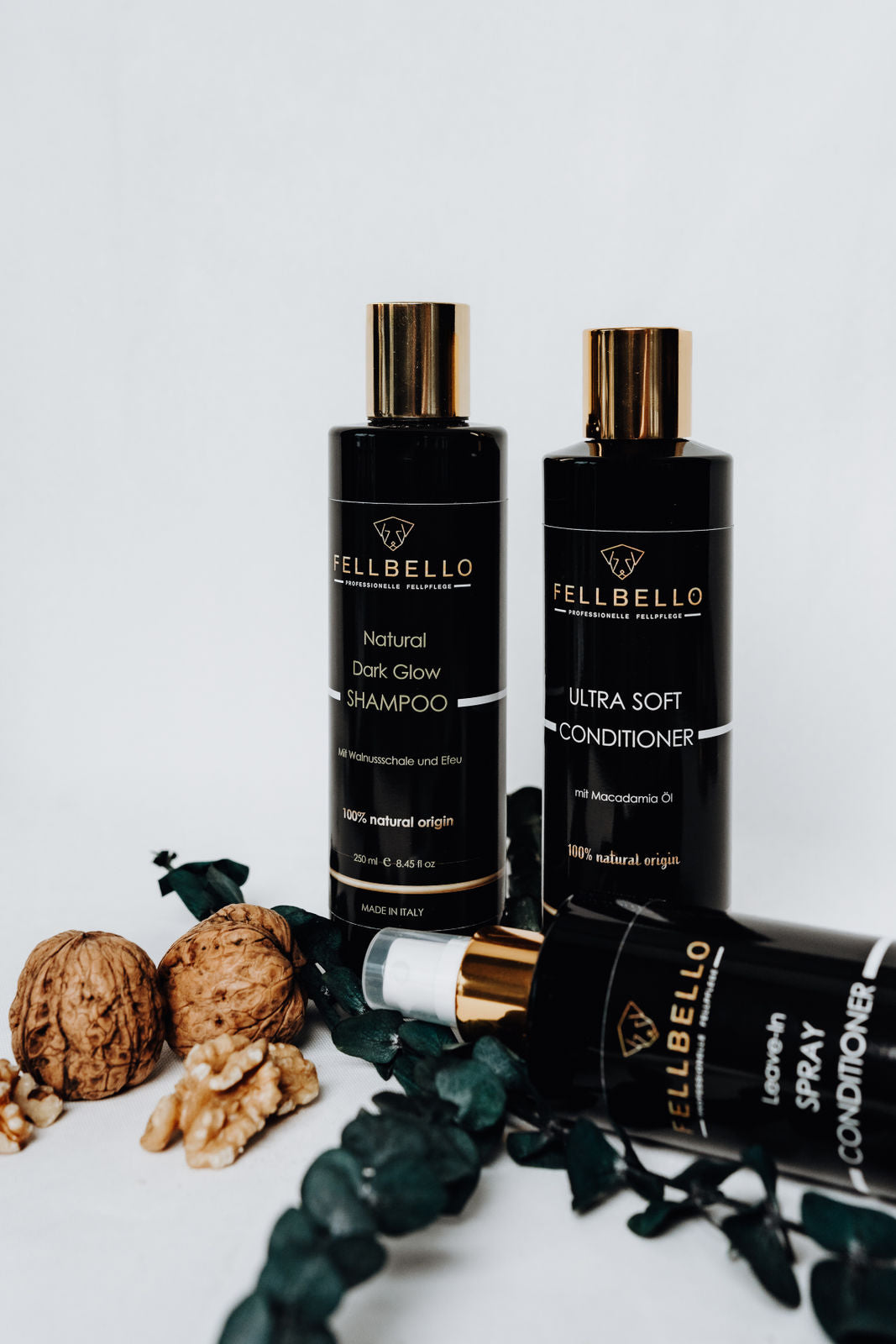 Pflegeset mit Leave-In Conditioner Dark Glow