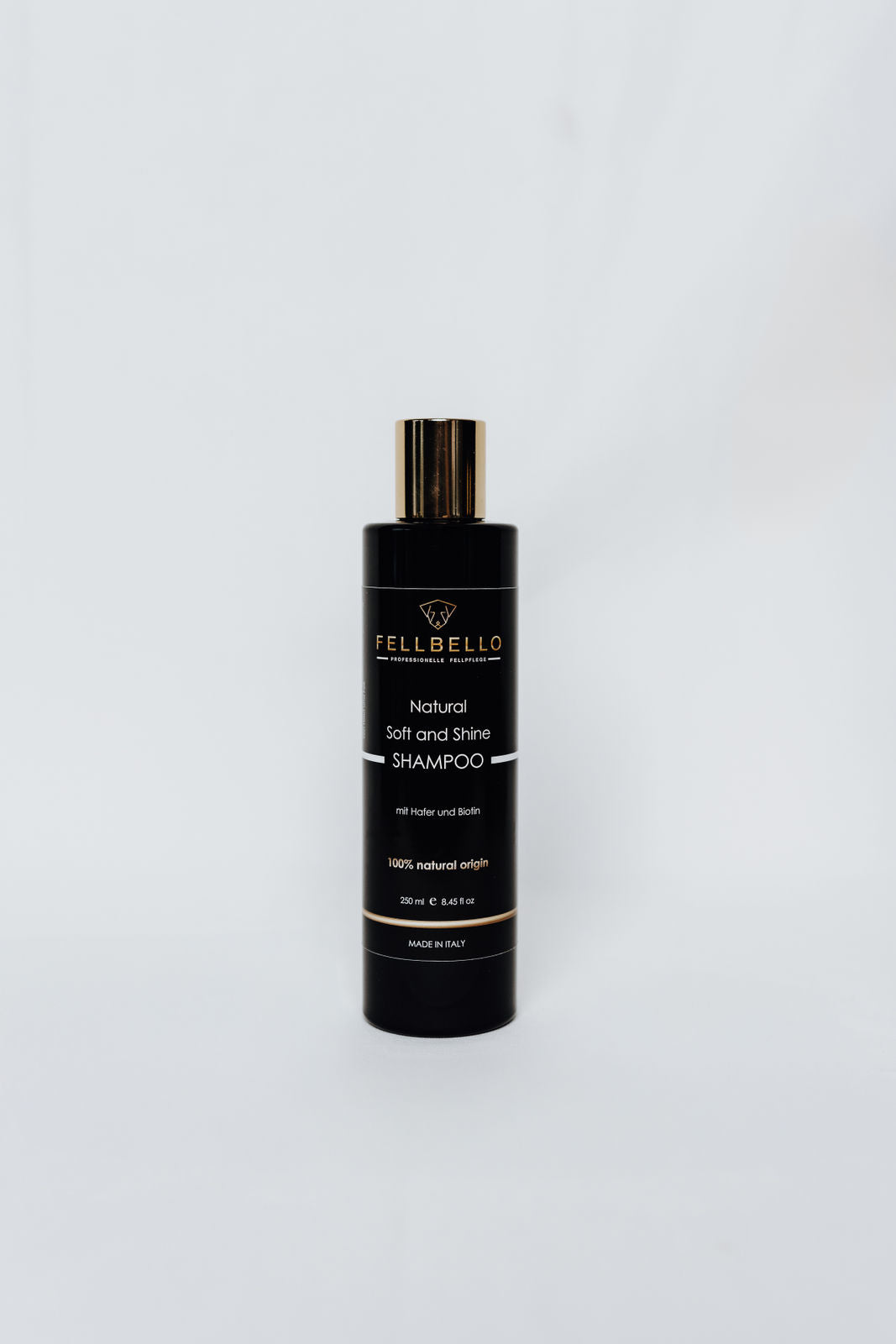 FELLBELLO Natural Soft and Shine Shampoo – 250 ml für sanfte Pflege und glänzendes Fell